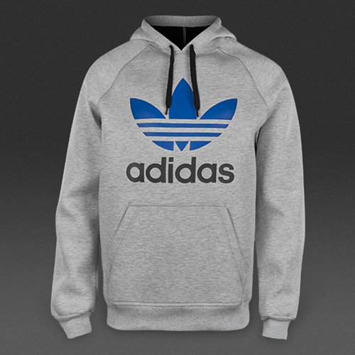 Adidas Originals Adi Trefoil Hoody Medium Grey Heather for Men